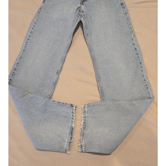 Vintage 90s Levi's Silvertab Loose Fit Denim Blue Jean Size Womens 3L Light Wash - Picture 2 of 9